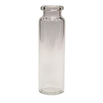 Chromatography Research Supplies 20 mL Headspace Vial Flat Bottom, Beveled Top (100/pk)